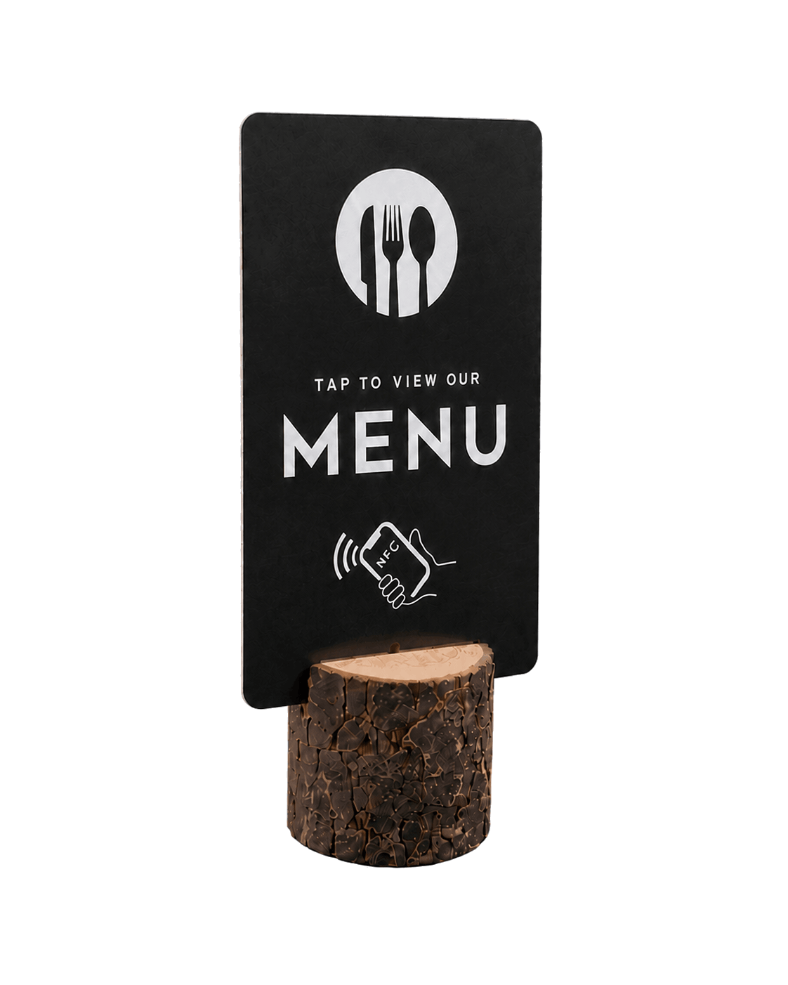 Digital Menu Holz